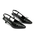 thumbnail image 5 of Dream Pairs Women's Kitten Heel Slingback Pumps, 5 of 8