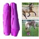 thumbnail image 3 of 2 PCS Botas de tendón de caballos Tela de alto estiramiento Tendín Fetlock Guard para Amortiguador Absorbición Competenci Rosado Baoblaze Bota de caballo de protección de piernas, 3 of 8