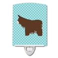 thumbnail image 1 of Carolines Treasures BB8026CNL Poitou Poiteuin Donkey Blue Check Ceramic Night Light, 1 of 1