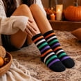 thumbnail image 5 of Soft Halloween Crew Socks for Women, Thick Warm Winter Novelty Sock, Boo Basket Stuffers, Cute Funny Cozy Fall Holiday Casual Socks, 5 of 6