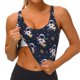 thumbnail image 3 of Balery Astronaut Surfing Sujetadores deportivos con espalda cruzada para mujer, acolchados, sin costuras, de alto impacto, ideales para yoga, gimnasio, entrenamiento y fitness.-X-Large, 3 of 8