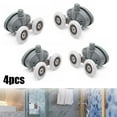 thumbnail image 6 of 4 X Twin Butterfly Shower Door Top Bottom Rollers/Runner/Wheels 19/23/25/27mm, 6 of 6