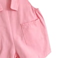thumbnail image 5 of Lullu Girls Cute Rabbit Ear Overall Shorts Casual Sleeveless Romper, Sizes 4-5, 5 of 8