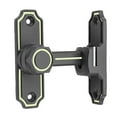 thumbnail image 4 of Cerradura de pestillo de puerta de 90 grados y 180 grados, cerradura de puerta segura para exteriores Gris Luminoso, 4 of 9
