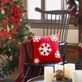 thumbnail image 4 of Qocolhg Christmas Decorations Outdoor Indoor, Christmas Pillowcase Rectangular Pillowcase Invisible Zipper Holiday Pillowcase Holiday Gift Christmas Decoration Red Pillowcase Suitable For Sofa, 4 of 6