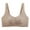 Coffee, variant on Hugcore Wide Strap Bras for Women Lift Bras for Women No Underwire Soft Push Up Wireless Bras No Underwire Wireless Bras Bras for Women Full Coverage Beige L