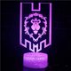 thumbnail image 1 of Lámpara decorativa Night Light Warcrafts Lion Anime Illusion 3D, 1 of 1