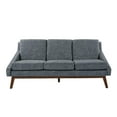 thumbnail image 7 of Office Star Products Davenport Sofa in Navy Fabric with Coffee Legs K/D, 7 of 7