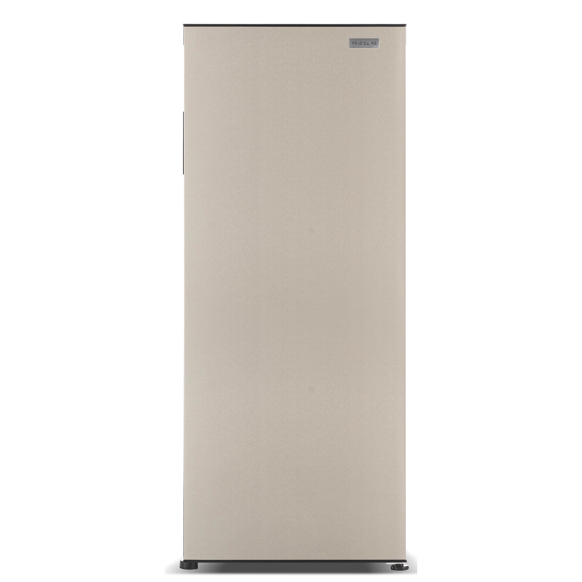 Frigidaire 10 cu. ft. Garage Ready Upright Freezer with Platinum Door & Recessed Handle, Adjustable Temperature Control, Flush Back Design, Efficient Cooling, EFRF1007-SS