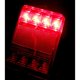 thumbnail image 5 of Radar de marcha atrás para automóvil, 4 sensores universales, sensor de marcha atrás para automóvil con pantalla LED a color, kit de alarma de marcha atrás con audio (negro), 5 of 5
