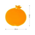 thumbnail image 5 of jifeng Cutting Board Fruit Shaped Serving Board Creative Chopping Board for Kitchen Fruits Vegetables Veggies Cheese Fruit Meat Orange Shape, 5 of 5