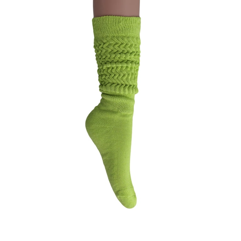 3 Pairs Slouch Socks Cotton Knee High Scrunch Socks (Almond 3 Pairs Slouch Socks Cotton Knee High Scrunch Socks (Almond