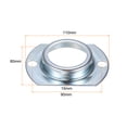 thumbnail image 2 of Unique Bargains Boîtier de Roulement en Acier Estampé s'Adapte aux Roulements de 62mm pour Support de Roulement Protection 2 Pack, 2 of 4