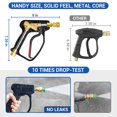 thumbnail image 2 of Pistola para hidrolavadora MEKOH 4000 PSI 10.5 GPM con espuma, 2 of 8