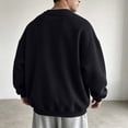 thumbnail image 7 of LYSMORA Men's Oversized Crew Neck Pullover Sweatshirt, Long Sleeve Loose Fit Casual Daily Street Athletic Tops, 7 of 7