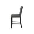 thumbnail image 4 of Global Furniture USA D1622BS Adult Mid Back Upholstered Bar Stools - Set of 2, Gray, 4 of 9