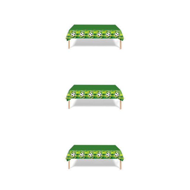 Advancent Mantel de 2 piezas para fiesta de fútbol, mantel de fútbol impermeable, decoración de Bar, Protector de escritorio, esterilla Type1 NO1