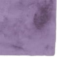 thumbnail image 3 of Linon Maven Faux Rabbit Polyester 7'6" X 9'6" Area Rug in Purple, 3 of 8
