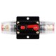 thumbnail image 1 of Portafusibles de CC de 12 V-24 V, disyuntor de audio, portafusibles estéreo para automóvil, reinicio manual 60A, 1 of 5