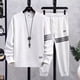thumbnail image 4 of Conjunto de chándal de manga larga de primavera y otoño de 2 piezas para hombre, trajes deportivos Hip Pop Y2k para hombre, tendencia de moda, cuello redondo, estilo coreano de gran tamaño, 4 of 4
