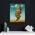 thumbnail image 4 of JEUXUS Salvador Dali Living on The Moon Poster Decorative Painting Canvas Wall Art Living Room Posters Bedroom Painting, 4 of 4