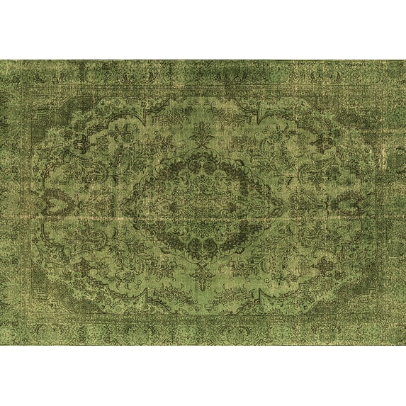 Ahgly Company Indoor Rectangle Oriental Brown Industrial Area Rugs, 6' x 9'