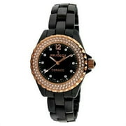 Peugeot Women's Black Genuine Ceramic Swiss Watch