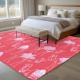 thumbnail image 4 of 5'x8' Area Rugs, Desert Camel Indoor Outdoor Area Rug for Living Room Bedroom, Summer Sand Camel Animal Vintage Pink Washable Bathroom Rugs Kitchen Floor Carpet Mats Home Decor Aesthetic, 4 of 8