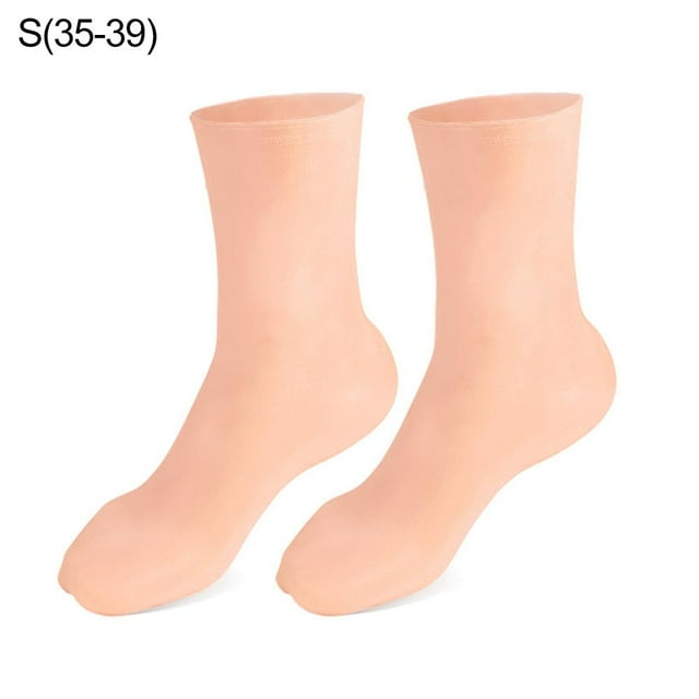 Sebs Gel Socks Hydratant Silicone Socks Protège-Pieds pour Hommes et Femmes