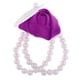 thumbnail image 2 of Flores de mano hechas a mano con perlas s Ramillete de muñeca nupcial para mujeres niñas Púrpura Sunnimix Ramillete de perlas de muñeca, 2 of 8