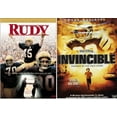 thumbnail image 2 of Rudy & Invincible Inspirational Football Double Feature 2 DVD Set New, 2 of 4