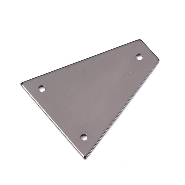 facefd Blank Aluminum Alloy Truss Rod Cover ACCS for Import Jackson Guitar - Grey