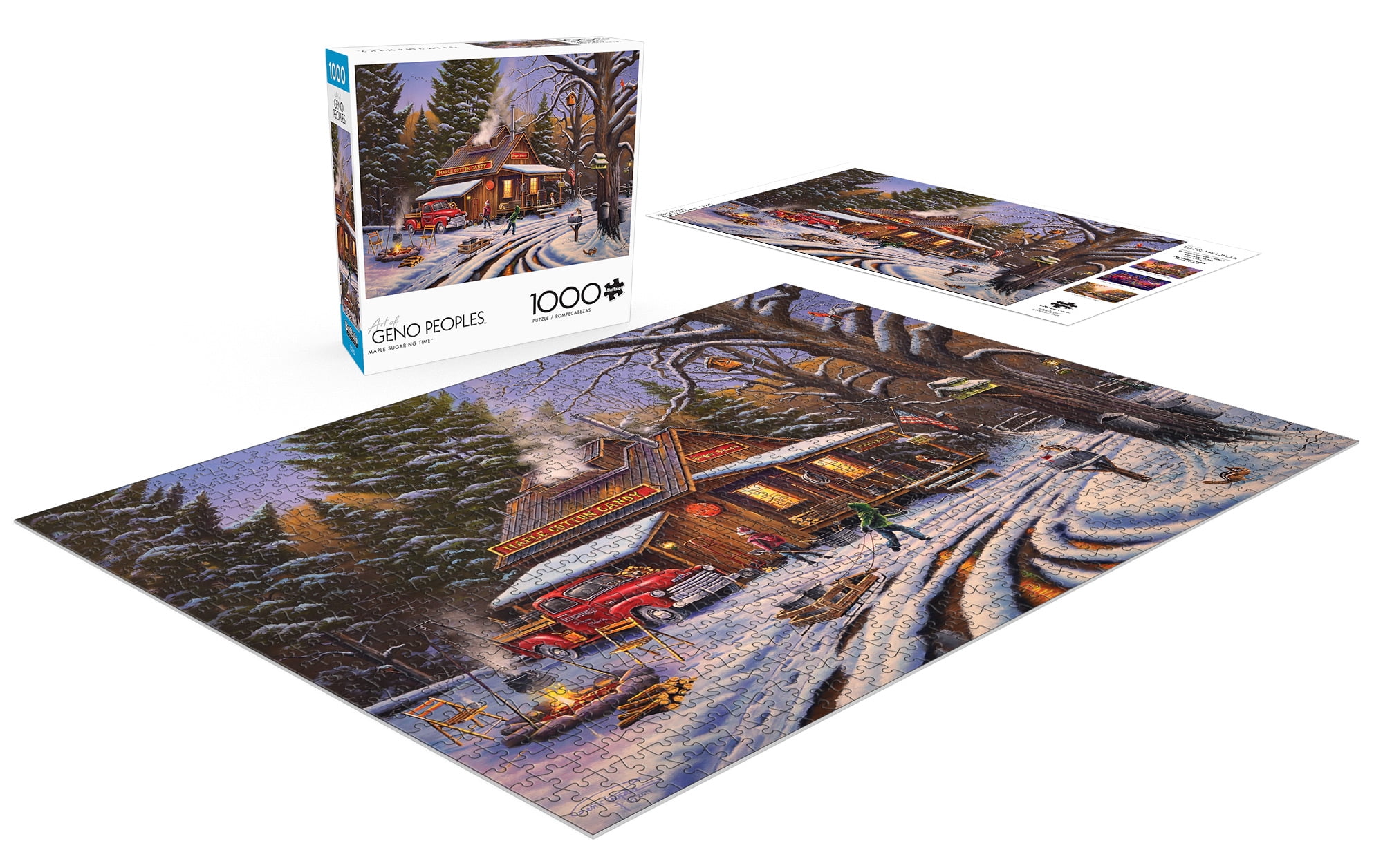 Buffalo Games 1000-Piece Geno Peoples Maple Sugaring Time Jigsaw Puzzle