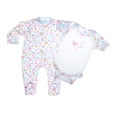 thumbnail image 3 of Set de ropa cotidiana Baby Mink Coordinado mameluco 3-6 Flores, 3 of 4