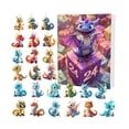 thumbnail image 1 of Dsscvnef Christmas Advent Calendar Cute Flying Pendant Acrylic 2D Decoration Set Holiday Christmas Count down with Pockets Chocolate Christmas Countdown Calendar Cute Kitchen Timer, 1 of 8