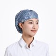 thumbnail image 1 of Gorro de trabajo transpirable para alimentos, bolsa para el cabello, aceite de cocina, humo, restaurante, gorro de chef, gorro de enfermera para el hogar y la salud, 1 of 4