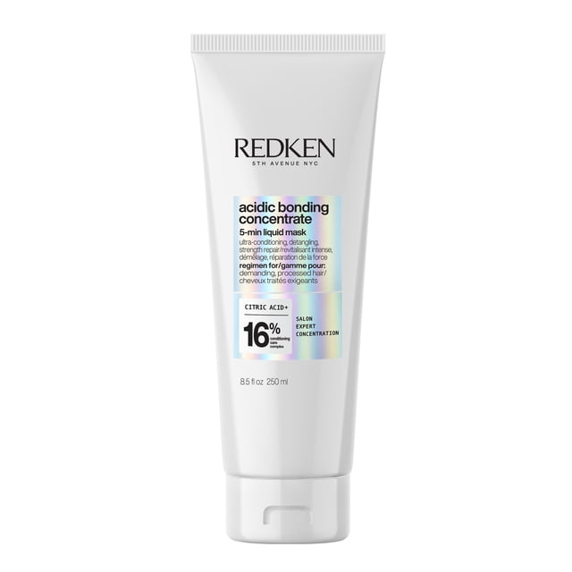 REDKEN- Mascarilla 5-Min Liquid Mask Acidic Bonding Concentrate |Para reparación de cabello seco y dañado | Mascarilla hidratante para el cabello de 5 minutos |Con áci