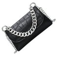 thumbnail image 4 of MLINS Fashionable Design PU Bag for Women with Chain Strap Black Stylish and Durable 1pc, 4 of 6