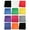 Mix, variant on 12 Pack Cotton Bandanas in Plain Colors for Crafts, Costumes, Workwear (White)