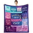thumbnail image 1 of LHSHID to My Mom Blanket Mom Gifts from Daughter and Son Mom Birthday Gift Gifts for Mom Throw Blankets Gifts for Mother''s Day Best Mom Ever Flannel Bedding Blanket Soft Throw Blanket 60x80in, 1 of 6