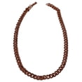 thumbnail image 2 of Solid Copper Heavy Mens Chain Link 24 inch Necklace, 2 of 7