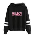 thumbnail image 5 of ILLIT Not cute anymore hooded drawstring pocketless  sweatshirt men/women kpop pullover, 5 of 7