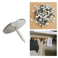600 PCS Thumbtack Metal Steel Round Head Office Thumb Tacks Cork Board