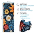 thumbnail image 2 of Pioneer Flower Floral Print Pattern Hot Yoga Mat Towel Non Slip for Hot Yoga - Quick-Drying Yoga Mat Cover with 4 Corner Pockets with Travel Bag - Hot Yoga Towel Non Slip 74"x26", 2 of 6