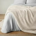 thumbnail image 3 of Full/Queen Chunky Knit Bed Blanket Natural - Casaluna, 3 of 3