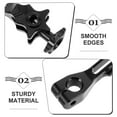 thumbnail image 3 of unbranded Rocker De Trasero En Aluminio Para Motocicleta Negro Compatible Con Diversos, 3 of 8