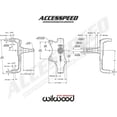 thumbnail image 2 of Wilwood 831-16660 Spindle Kit for 1955-1957 Chevrolet Tri-Five, 2.00" Drop, 2 of 2