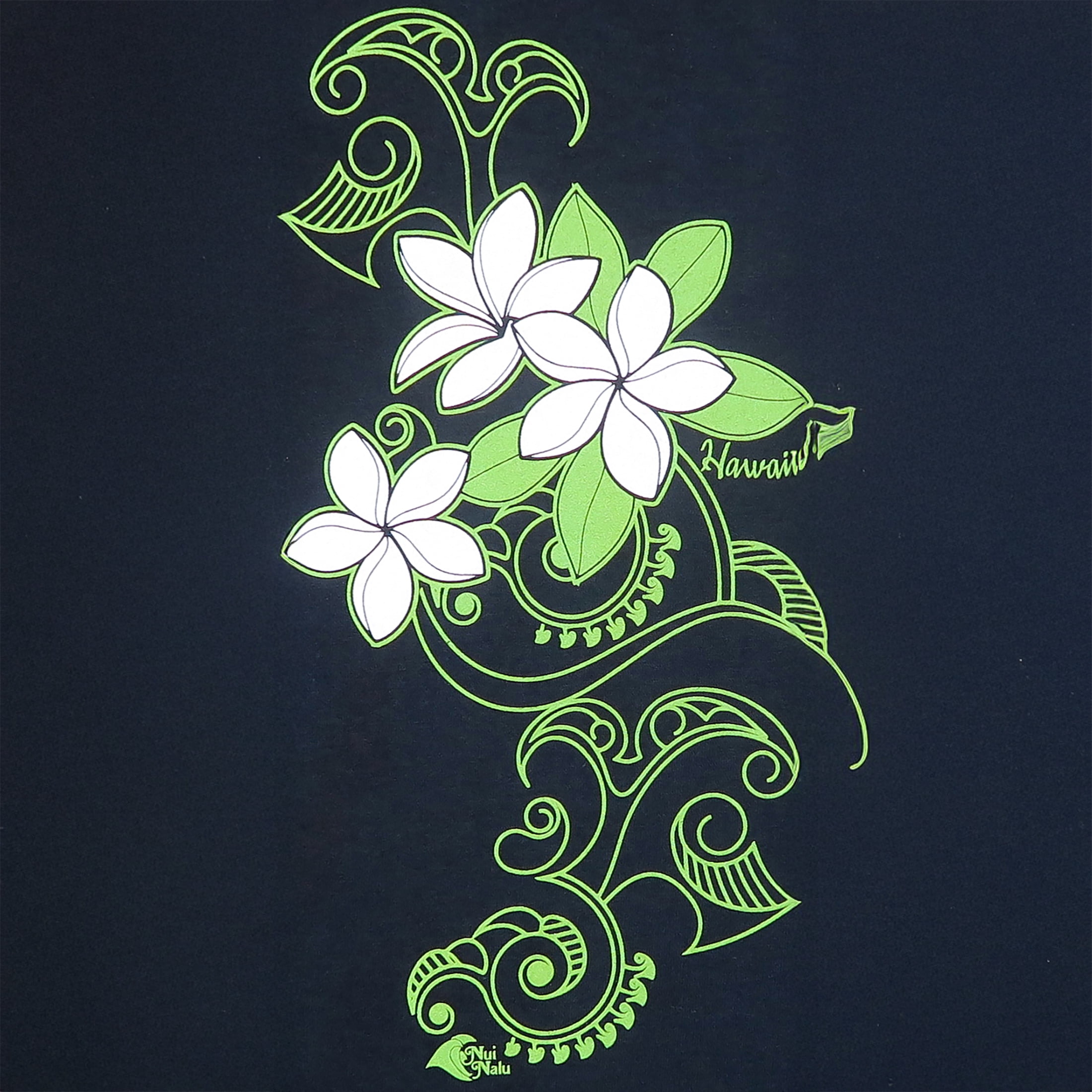 Ladies HI Tee 3 Plumerias