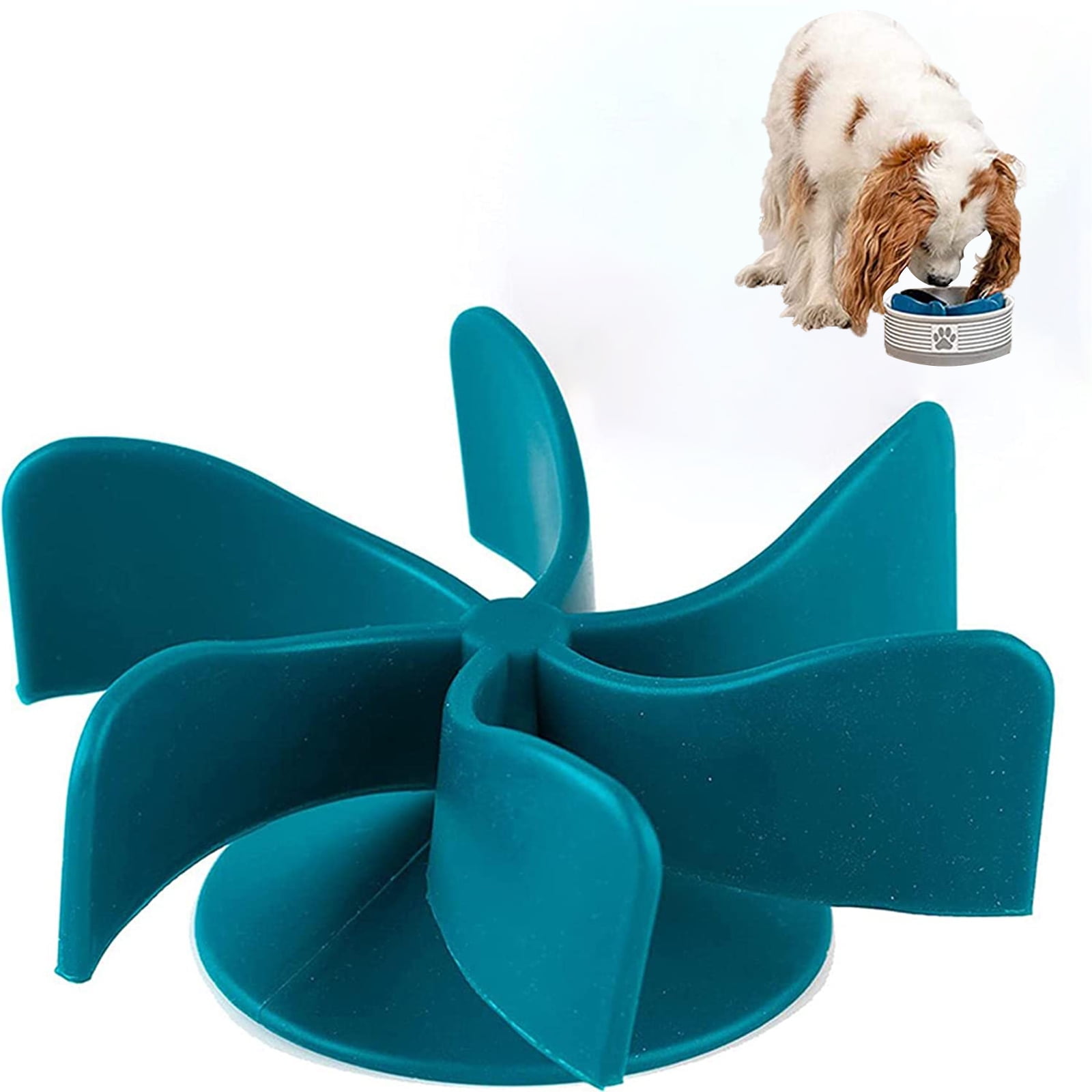 HeroNeo Slow Feed Dog Bowl Insert with Sucker for Most Food Bowls