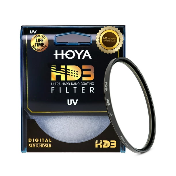 Filtro protector UV Hoya HD3, 62 mm, cámara recertificada de 100 MP+